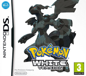 boite du jeu pokemon noir blanc sur nintendo ds